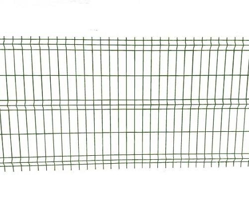 Táblás 3D kerítéspanel <font color ="red">120cm x 250cm</font> zöld (ZN-HORGANYZOTT+SZINTEREZETT)