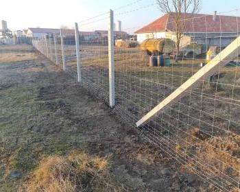 Csavart kötésű vadháló 200cm magas (ZN - HORGANYOTT)