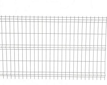Táblás 3D kerítéspanel <font color ="red">120cm x 200cm</font> szürke (ZN-HORGANYZOTT+SZINTEREZETT)