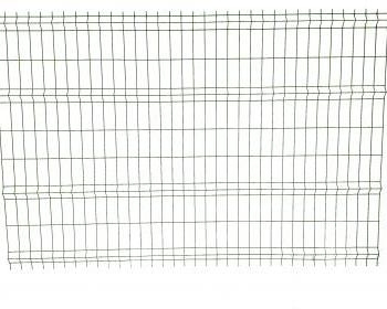 Táblás 3D kerítéspanel <font color ="red">170cm x 250cm</font> zöld (ZN-HORGANYZOTT+SZINTEREZETT)