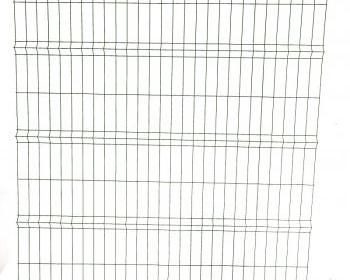 Táblás 3D kerítéspanel <font color ="red">250cm x 200cm</font> zöld (ZN-HORGANYZOTT+SZINTEREZETT)