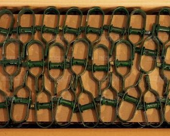 Csörlős huzalfeszítő csavar Zöld (ZN-HORGANYZOTT)