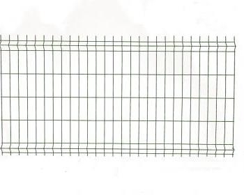 Táblás 3D kerítéspanel <font color ="red">100cm x 200cm</font> zöld (ZN-HORGANYZOTT+SZINTEREZETT)