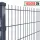 Táblás 2D kerítéspanel 100 cm x 200 cm antracit (ZN-HORGANYZOTT+SZINTEREZETT)