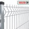 Táblás 3D kerítéspanel 100 cm x 200 cm (ZN-HORGANYZOTT)