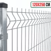 Táblás 3D kerítéspanel 120 cm x 250 cm (ZN-HORGANYZOTT)