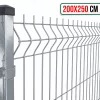 Táblás 3D kerítéspanel 200 cm x 250 cm (ZN-HORGANYZOTT)
