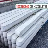 Betonoszlop 10x10x240 cm szögletes